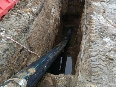 В Орске начали менять коллектор, пострадавший из-за паводка 2024 года