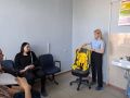 Сотрудники Госавтоинспекции в рамках информационно-пропагандистской акции «Ребёнок - главный пассажир» провели беседу с будущими мамами в ГБУЗ «ГБ» г. Кувандыка
