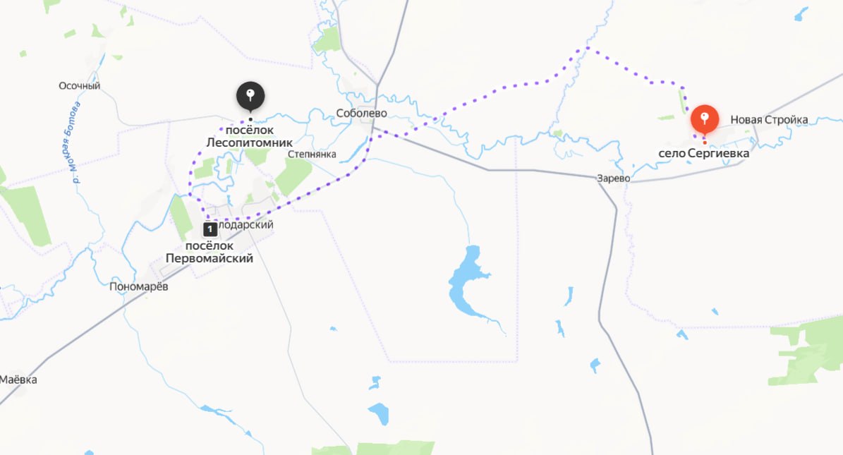 Подтоплен мост через реку Чаган в Первомайском районе, движение закрыто