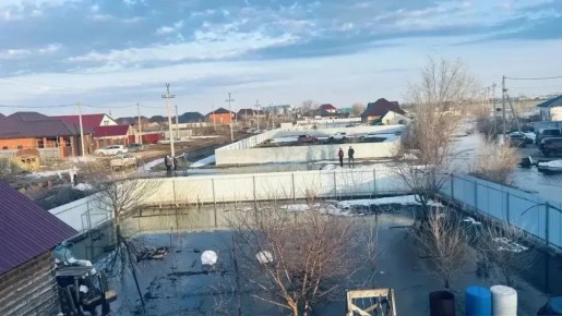 Вот так подтопленные участки в Бузулуке выглядели вчера