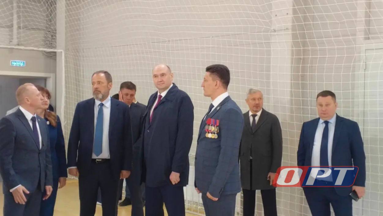 Игорь Комаров и Евгений Солнцев посетили новый ФОК в Ивановке