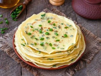 Попробуйте Вкусные Китайские Блинчики С Зеленым Луком