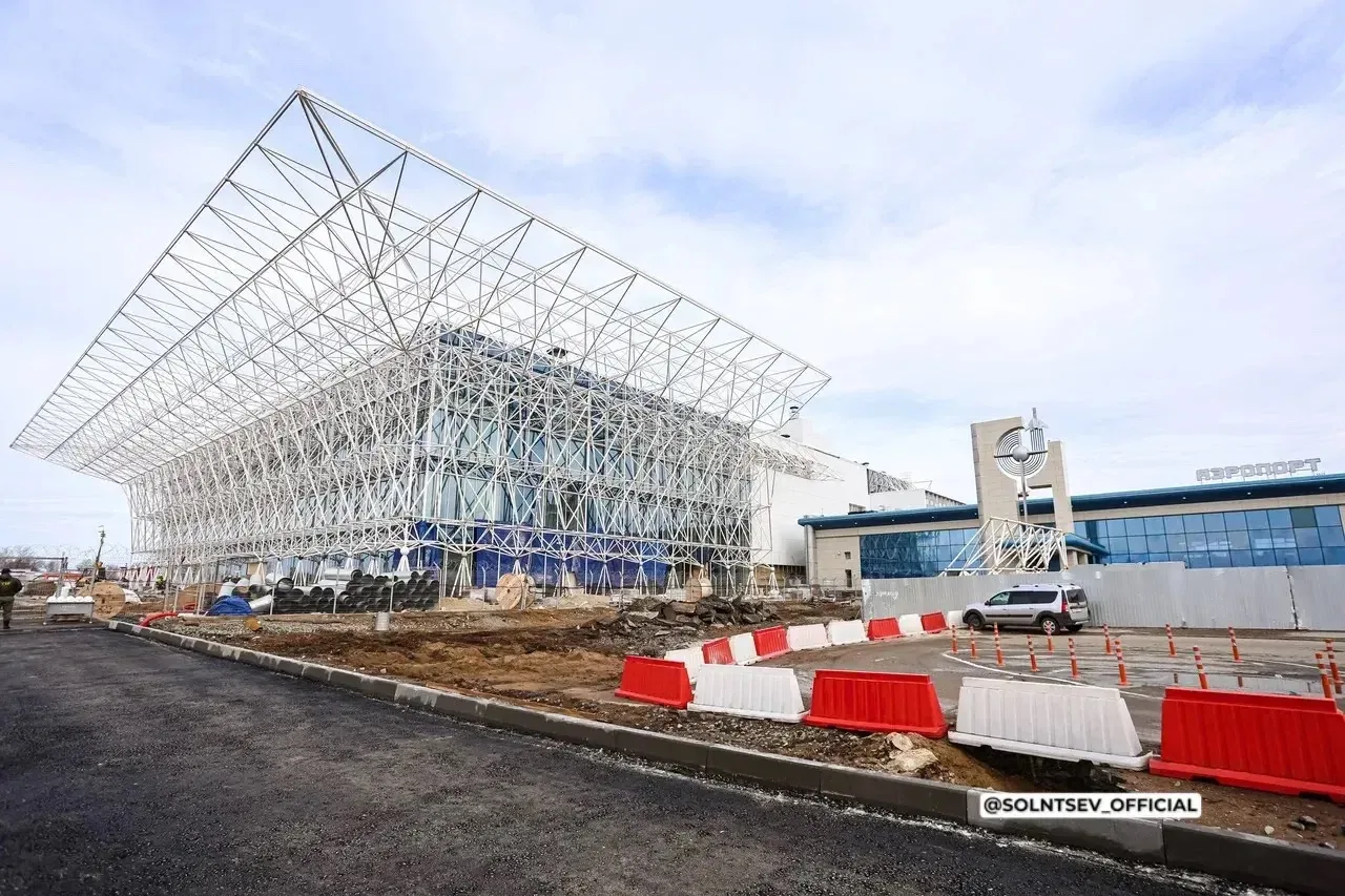 Новый аэровокзал в Оренбурге планируют достроить во II квартале 2026 года