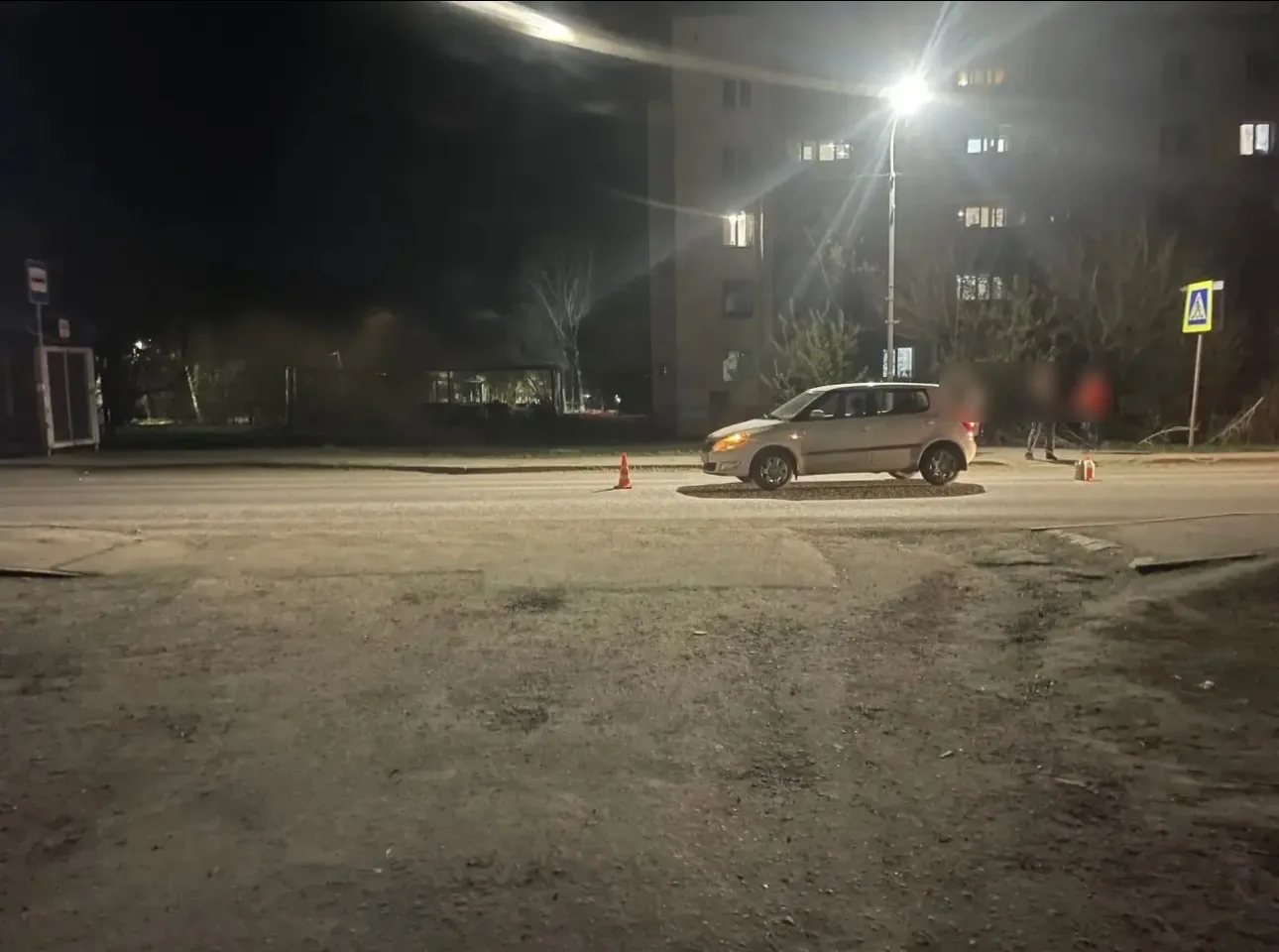 Сотрудники Госавтоинспекции Оренбурга устанавливают обстоятельства наезда на пешехода