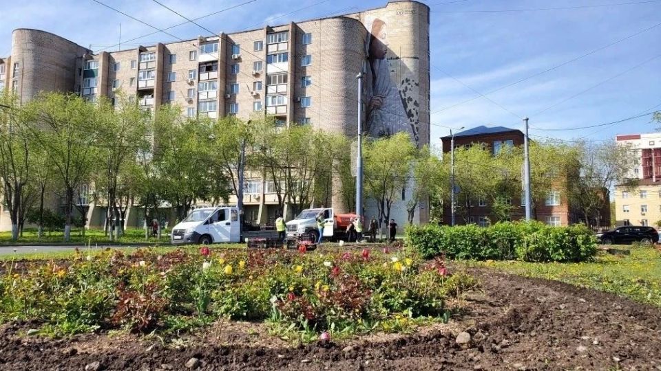 Клумбы Оренбурга становятся ярче! Клумбы Оренбурга становятся ярче!