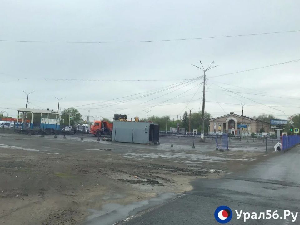 На площади Гагарина в Орске начались работы по благоустройству
