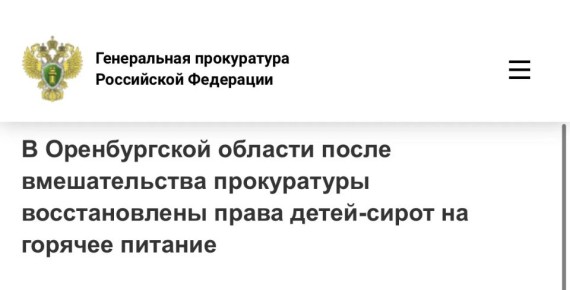 Прокуратурой Соль-Илецкого района Оренбургской области проведена проверка соблюдения прав детей-сирот и детей, оставшихся без попечения родителей