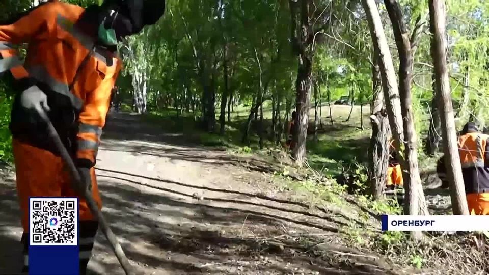 В ПАРКЕ «ИВУШКА» В ОРЕНБУРГЕ ПРОШЕЛ СУББОТНИК