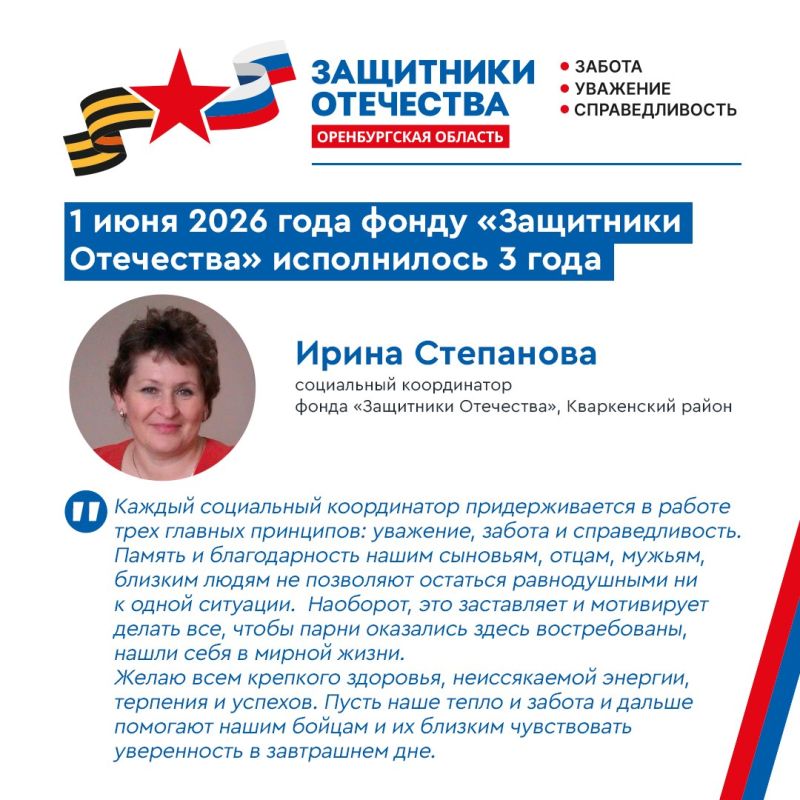 Оренбургскому филиалу фонда «Защитники Отечества» исполнилось 3 года Оренбургскому филиалу фонда «Защитники Отечества» исполнилось 3 года