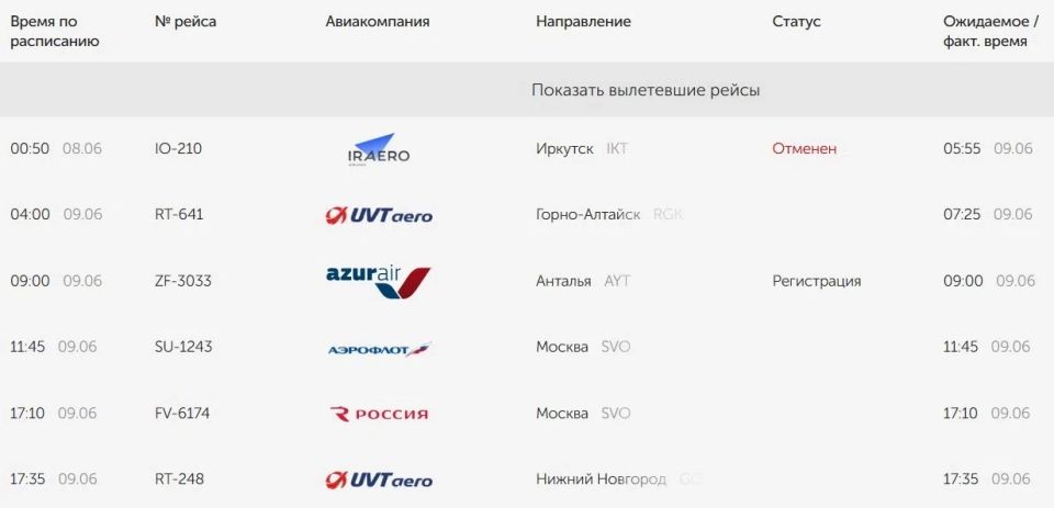 Вчерашний авиарейс из Сочи в Оренбург сначала перенесли на ночь, а затем отменили вовсе Вчерашний авиарейс из Сочи в Оренбург сначала перенесли на ночь, а затем отменили вовсе