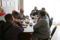 Артём Воробьёв встретился с командой «Олимп» перед областным финалом