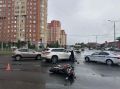 В Оренбурге иномарка сбила мотоциклиста: байкер в больнице