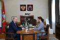Губернатор Евгений Солнцев поздравил Марию Комлеву с назначением на должность уполномоченного по правам человека в Оренбургской области