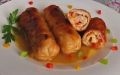 Куриный рулет с болгарским перцем на желатине