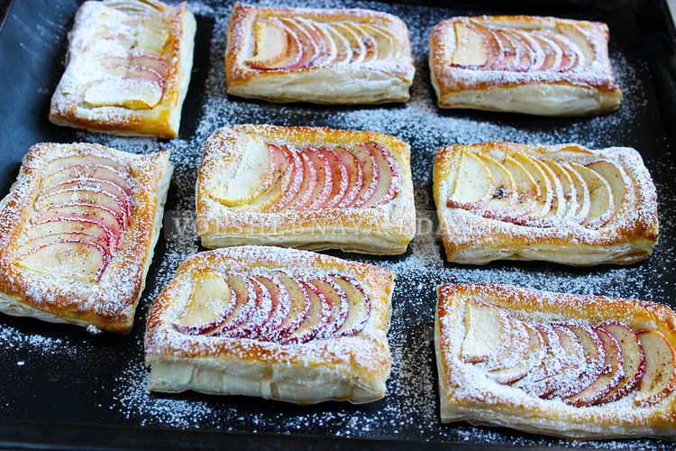 Удивительные слойки с яблоками и корицей: хрустящая выпечка для уютного вечера
