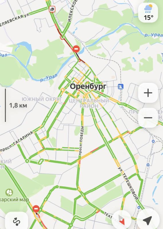 Оренбург в пробках: где сегодня не проехать Оренбург в пробках: где сегодня не проехать