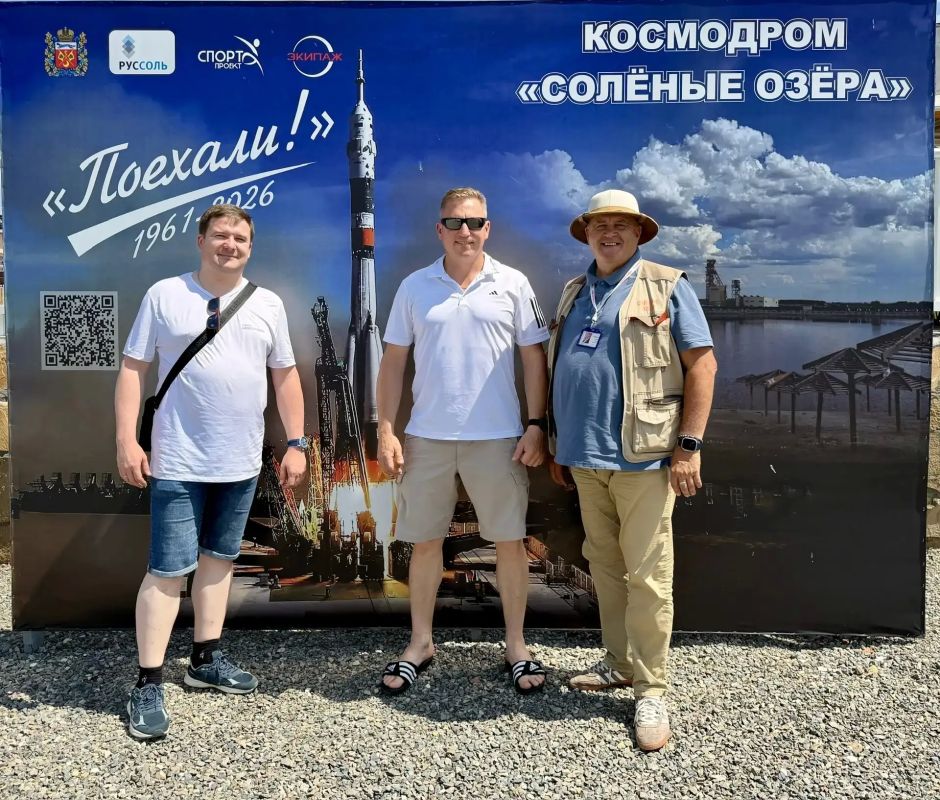 Курорт космического масштаба: «Солёные озёра» посетил знаменитый космонавт Сергей Прокопьев