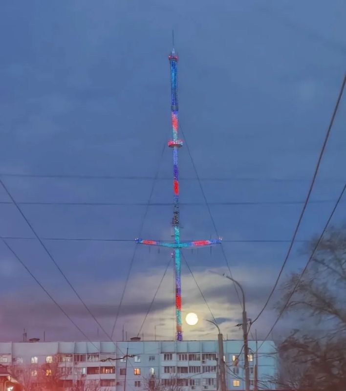 Оренбургская телебашня засияет в честь Дня семьи, любви и верности