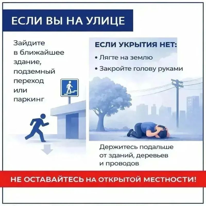 Напоминаем действия при РАКЕТНОЙ ОПАСНОСТИ! Напоминаем действия при РАКЕТНОЙ ОПАСНОСТИ!