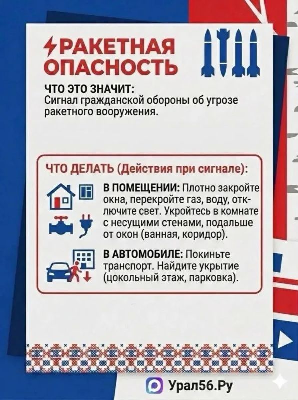 Ракетная опасность: что это значит и что делать?