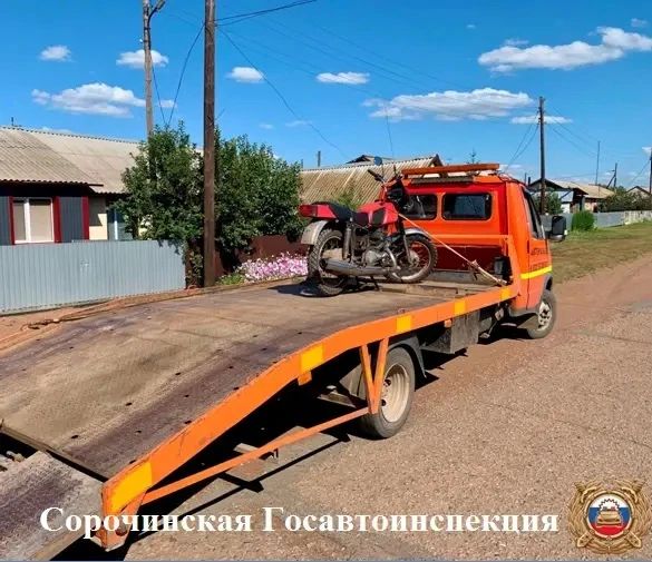 В Сорочинске продолжается профилактическое мероприятие «Мототранспорт»