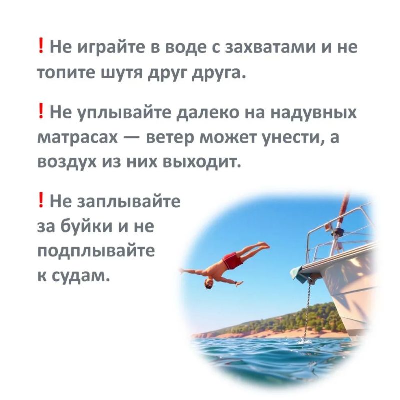 Безопасность на воде: простые правила, чтобы сохранить жизнь Безопасность на воде: простые правила, чтобы сохранить жизнь