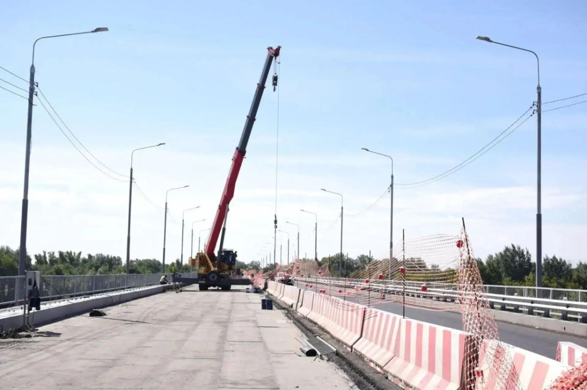 Ремонт моста через Урал в Оренбурге подходит к концу