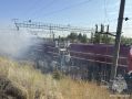 Ландшафтный пожар под Орском тушат подразделения