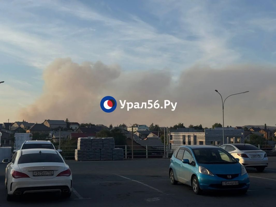 Согласно карте огненных аномалий, рядом с Орском и Новотроицком два ландшафтных пожара Согласно карте огненных аномалий, рядом с Орском и Новотроицком два ландшафтных пожара