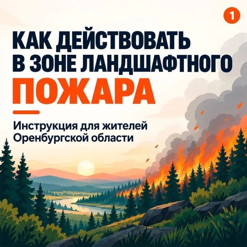 Что делать при ландшафтном пожаре?