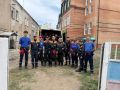 В ликвидации ландшафтных пожаров участвуют студенты Института управления рисками и комплексной безопасности ОГАУ