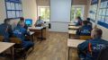 Инспектор ГИБДД провел занятие по соблюдению ПДД для сотрудников МЧС