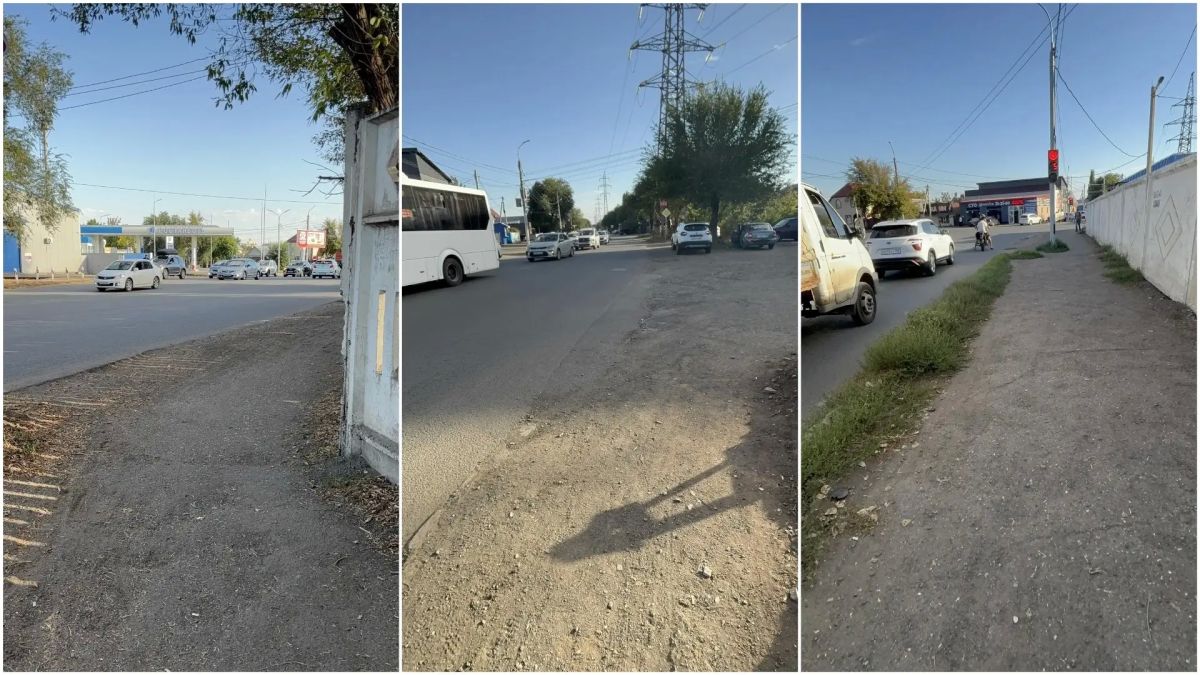 «Приходится ухитряться не попасть под колеса»: Жители Оренбурга сообщают об отсутствии тротуара на пути в детский сад