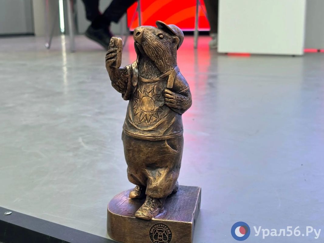 В Оренбурге представили нового байбака-туриста В Оренбурге представили нового байбака-туриста