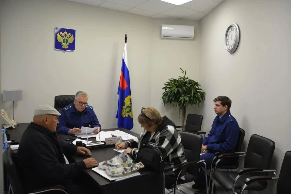Зампрокурора области провел прием участников СВО и их семей