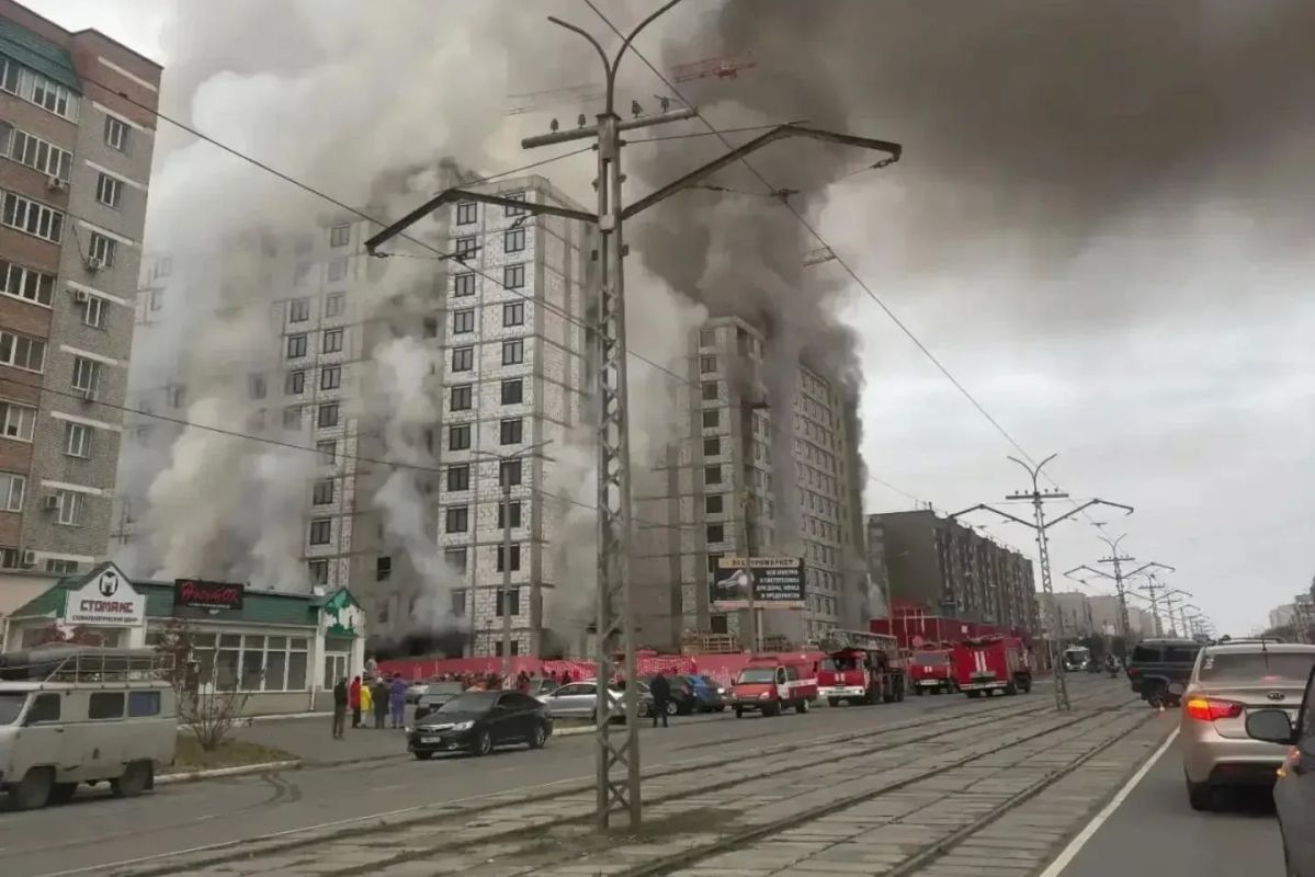 В Новотроицке сварщик случайно спалил стройку на 66 миллионов рублей