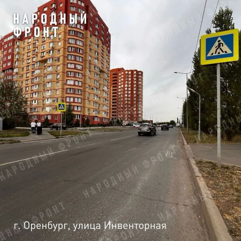 А где «зебры»?. В Оренбурге нет разметки более чем на 150 пешеходных переходах