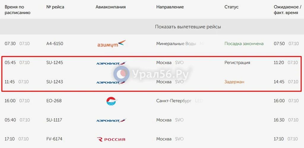Оба утренних самолета Москва – Оренбург – Москва сегодня задержаны на несколько часов Оба утренних самолета Москва – Оренбург – Москва сегодня задержаны на несколько часов