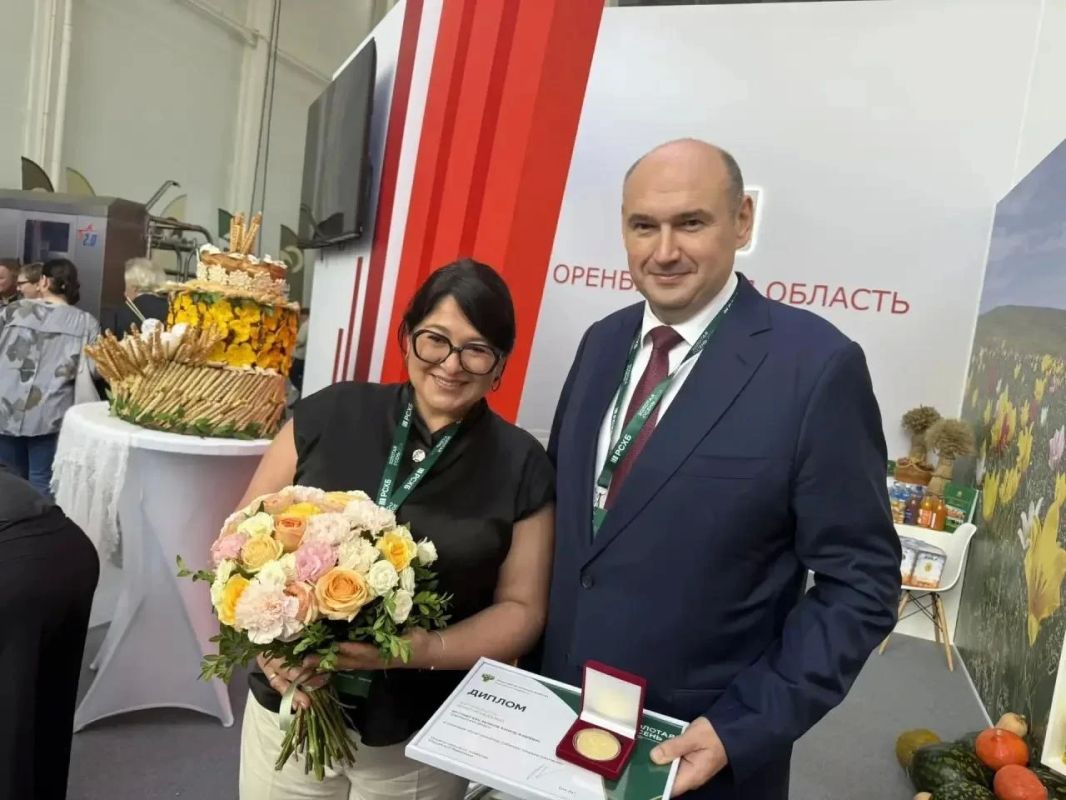 Оренбургский пуховый промысел отмечен золотой медалью Минсельхоза РФ