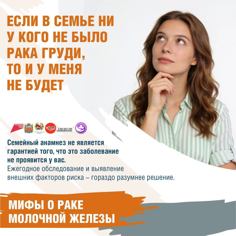 Мифы и правда о раке молочной железы Мифы и правда о раке молочной железы