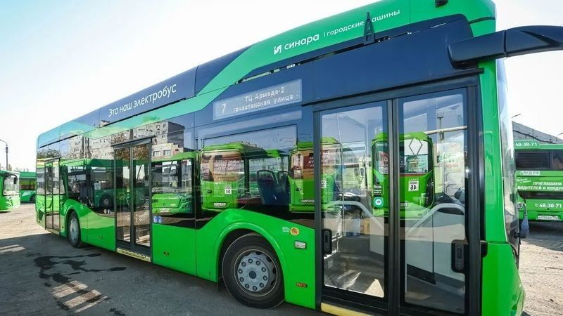 Электробус большого класса тестируют на автобусном маршруте №7 в Оренбурге