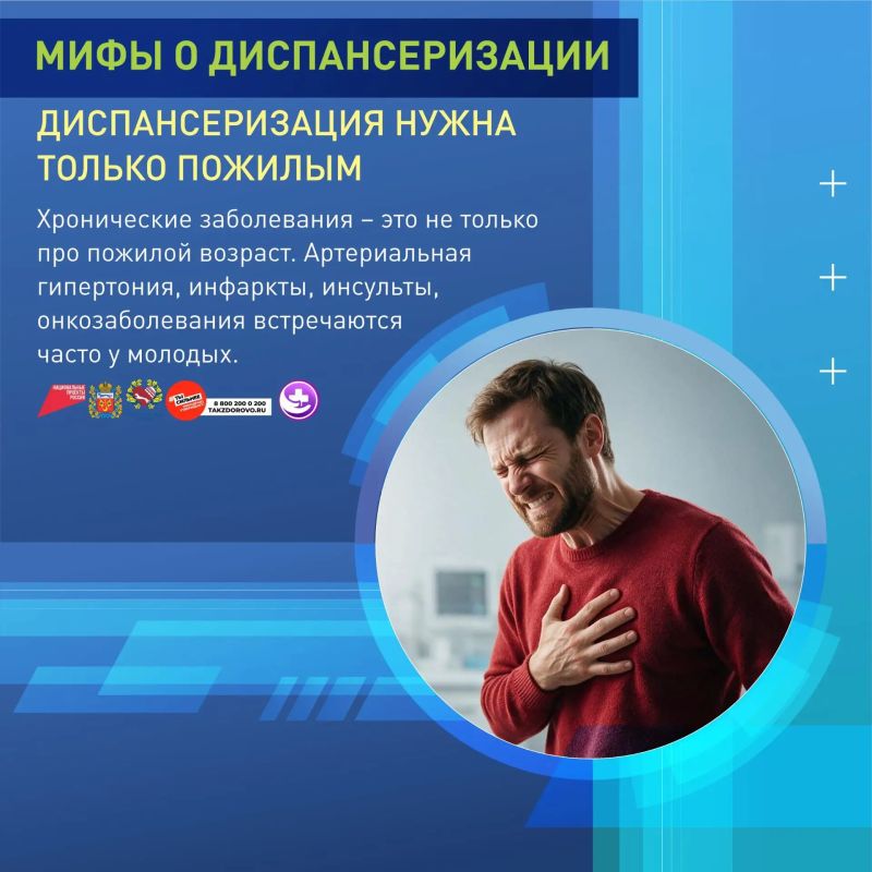 Мифы о диспансеризации. Диспансеризация – это бесплатная возможность проверить своё здоровье, начиная с 18 лет Мифы о диспансеризации. Диспансеризация – это бесплатная возможность проверить своё здоровье, начиная с 18 лет