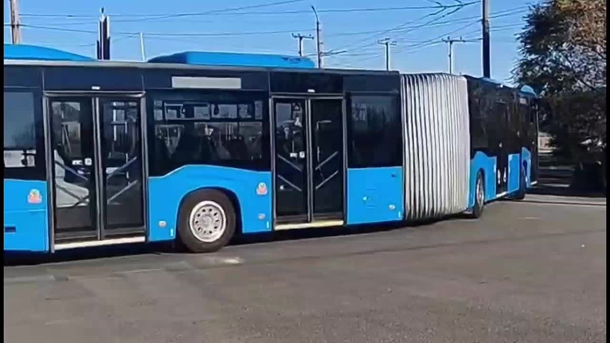 На этой неделе в Оренбурге на маршрут №10 выйдет автобус-гармошка
