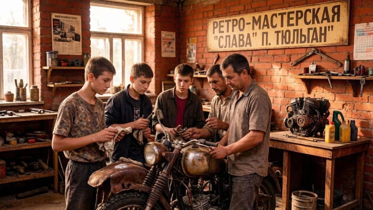 В Тюльганском районе дали старт проекту «Ретро мастерская «Слава»: от винта к движению территории»